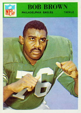 1966 Philadelphia Bob Brown #134 Football Card
