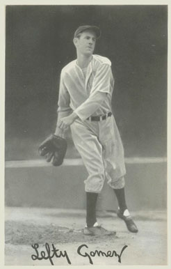 1939 Goudey Premiums R303-B Lefty Gomez # Baseball Card