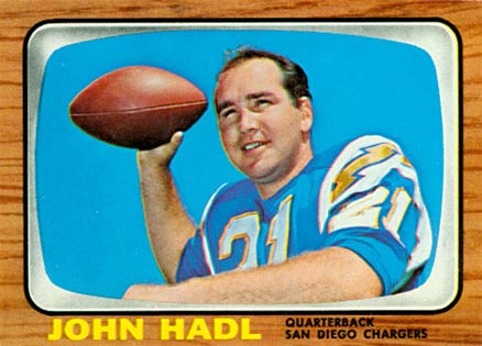 1966 Topps John Hadl #125 Football Card