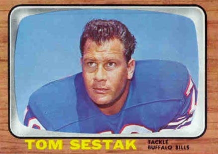 1966 Topps Ton Sestak #28 Football Card