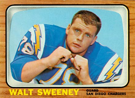 1966 Topps Walt Sweeney #126 Football Card