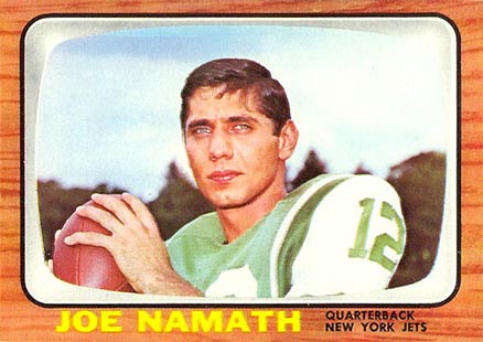 1966 Topps Joe Namath #96 Football Card