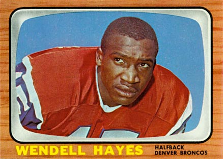 1966 Topps Wendell Hayes #34 Football Card