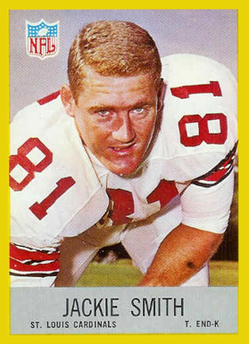 1967 Philadelphia Jackie Smith #165 Football Card