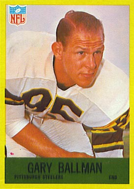 1967 Philadelphia Gary Ballman #148 Football Card