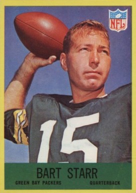 1967 Philadelphia Bart Starr #82 Football Card