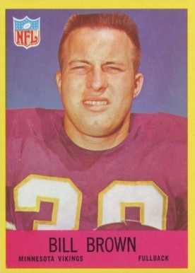 1967 Philadelphia Bill Brown #99 Football Card