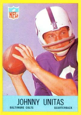 1967 Philadelphia Johnny Unitas #23 Football Card