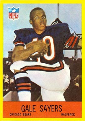 1967 Philadelphia Gale Sayers #35 Football Card