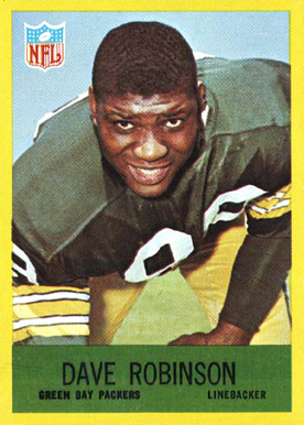 1967 Philadelphia Dave Robinson #80 Football Card