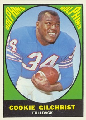 1967 Topps Cookie Gilchrist #74 Football Card