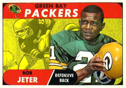 1968 Topps Bob Jeter #52 Football Card
