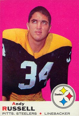 1969 Topps Andy Russell #17 Football Card