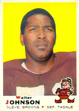 1969 Topps Walter Johnson #165 Football Card