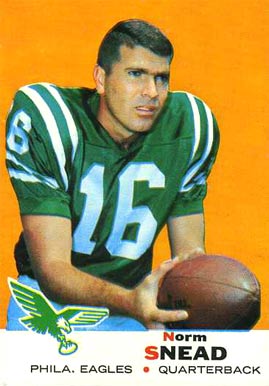 1969 Topps Norm Snead #85 Football Card