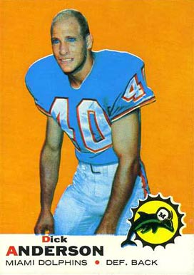 1969 Topps Dick Anderson #59 Football Card