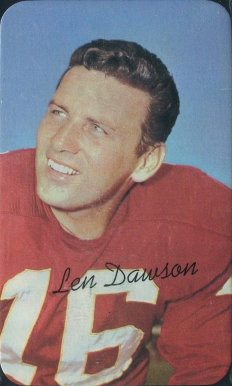 1970 Topps Super Len Dawson #4 Football Card