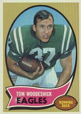 1970 Topps Tom Woodeshick #210 Football Card