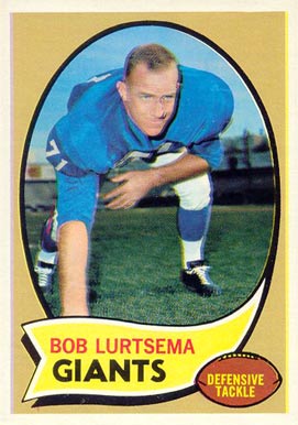 1970 Topps Bob Lurtsema #197 Football Card