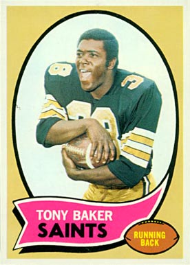 1970 Topps Tony Baker #243 Football Card
