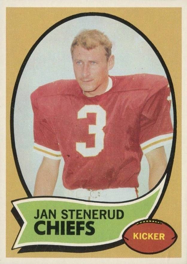 1970 Topps Jan Stenerud #25 Football Card