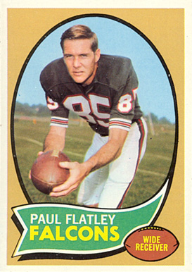 1970 Topps Paul Flatley #66 Football Card