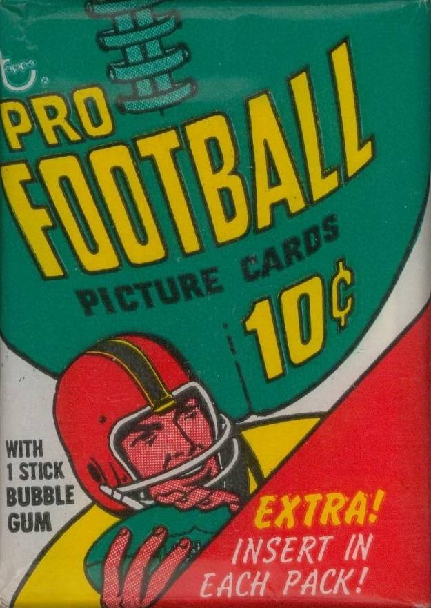 1970 Topps Wax Pack #WP Football Card