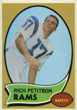 1970 Topps Richie Petitbon #203 Football Card