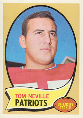 1970 Topps Tom Neville #161 Football Card