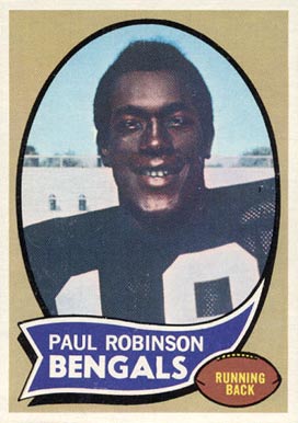 1970 Topps Paul Robinson #137 Football Card