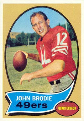 1970 Topps John Brodie #130 Football Card