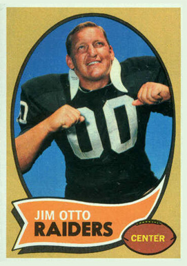 1970 Topps Jim Otto #116 Football Card