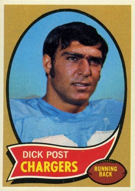 1970 Topps Dick Post #97 Football Card