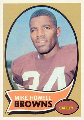 1970 Topps Mike Howell #91 Football Card