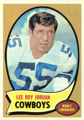 1970 Topps Lee Roy Jordan #71 Football Card