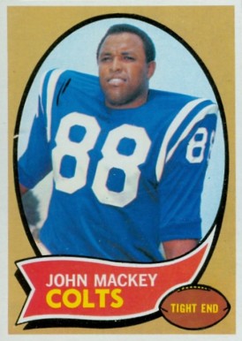 1970 Topps John Mackey #62 Football Card