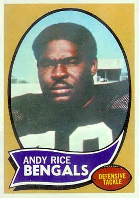 1970 Topps Andy Rice #42 Football Card