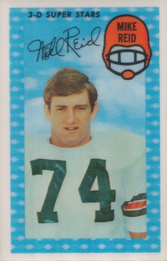 1971 Kellogg's Mike Reid #52 Football Card