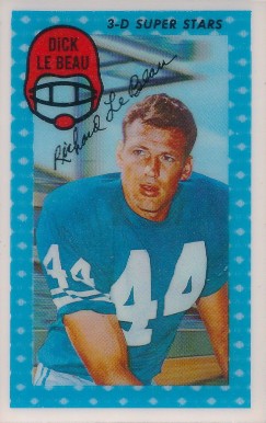 1971 Kellogg's Dick Lebeau #46 Football Card