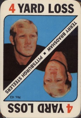 1971 Topps Game Cards Terry Bradshaw #43 Football Card