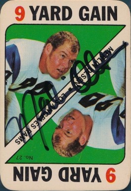 1971 Topps Game Cards Merlin Olsen #27 Football Card