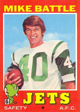 1971 Topps Mike Battle #179 Football Card