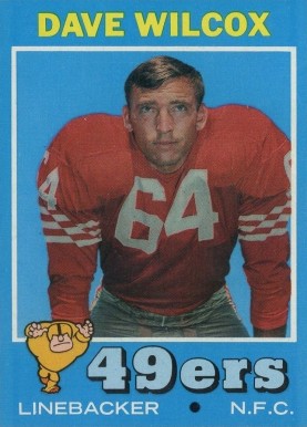 1971 Topps Dave Wilcox #189 Football Card