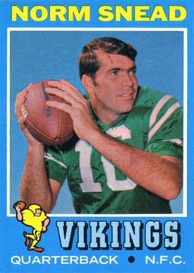 1971 Topps Norm Snead #184 Football Card
