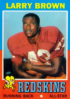 1971 Topps Larry Brown #115 Football Card
