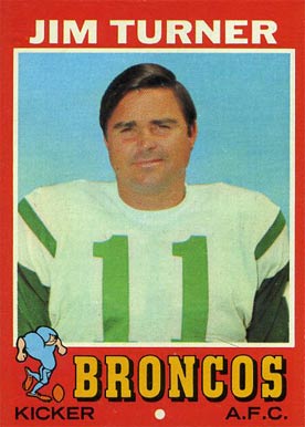 1971 Topps Jim Turner #136 Football Card