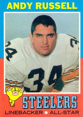 1971 Topps Andy Russell #132 Football Card