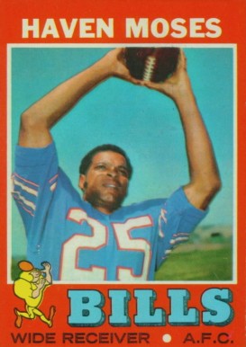 1971 Topps Haven Moses #112 Football Card