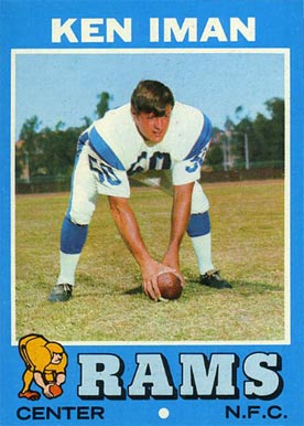 1971 Topps Ken Iman #68 Football Card
