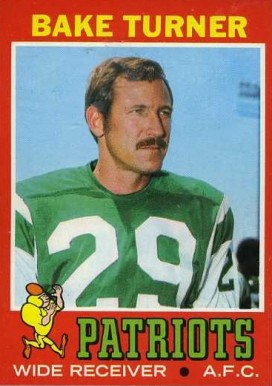 1971 Topps Bake Turner #56 Football Card